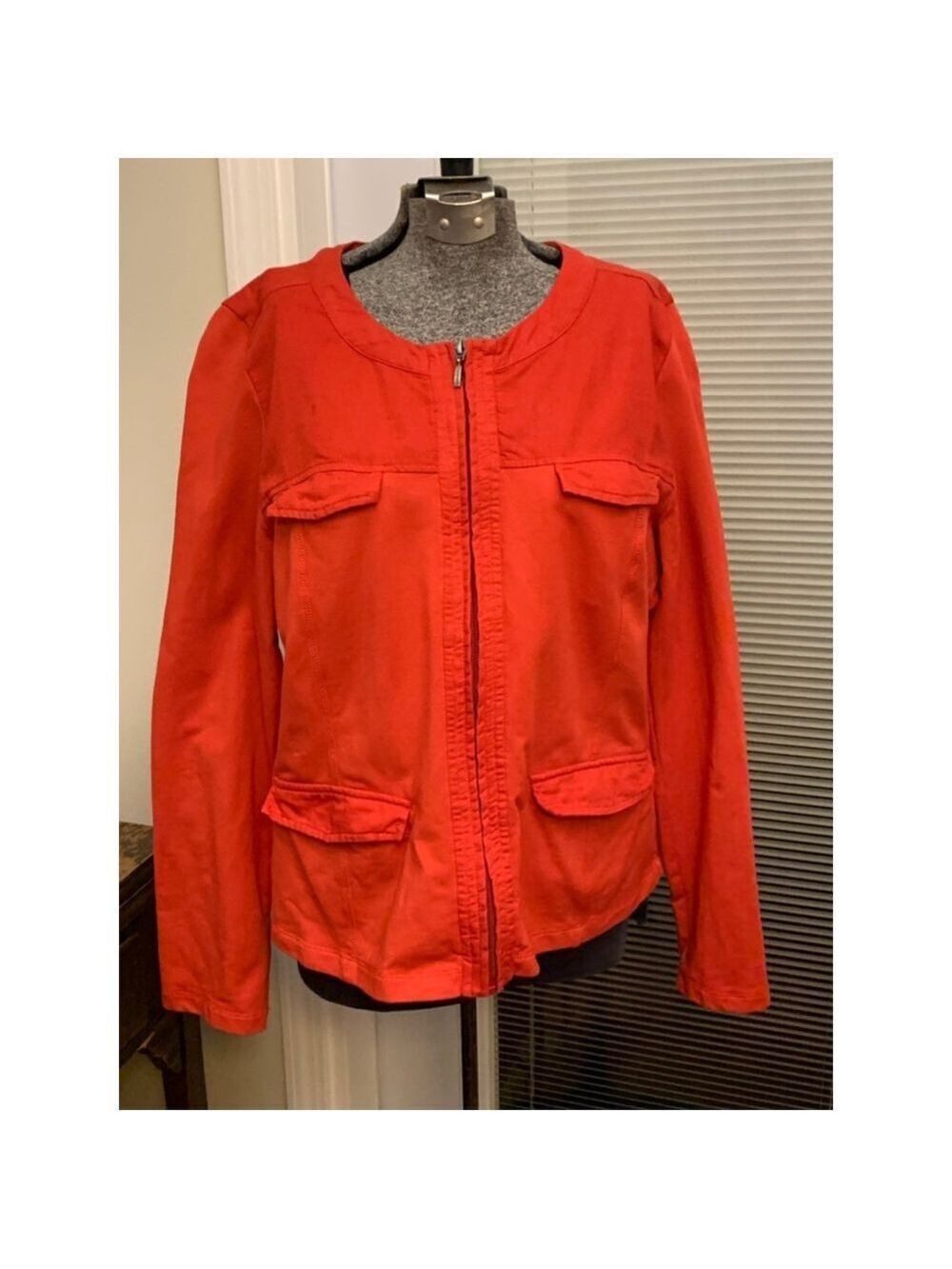 Women's Olsen red Utility Jacket Size 10